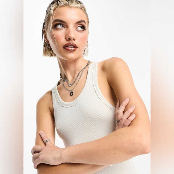 NWT Racer Back Rib Mini Dress - Picture 4 of 9